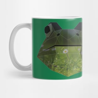 Frog Low Poly Double Exposure Art Mug